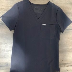 Figs Scrub Top **LIMITED EDITION Deep Charcoal XXS